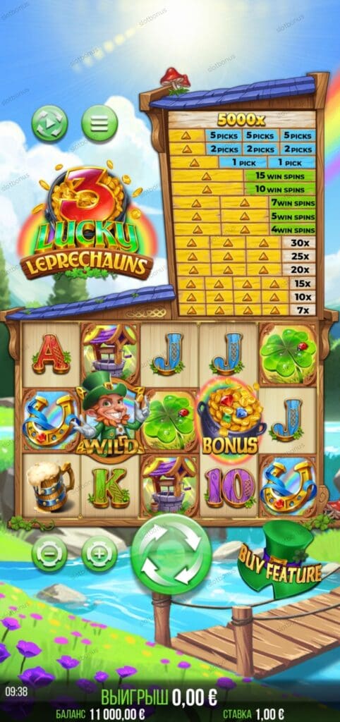 3 Lucky Leprechauns демо