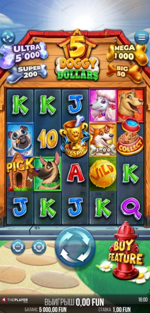 5 Doggy Dollars демо