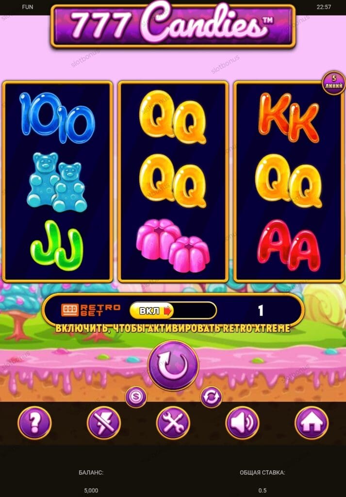 777 — Candies демо