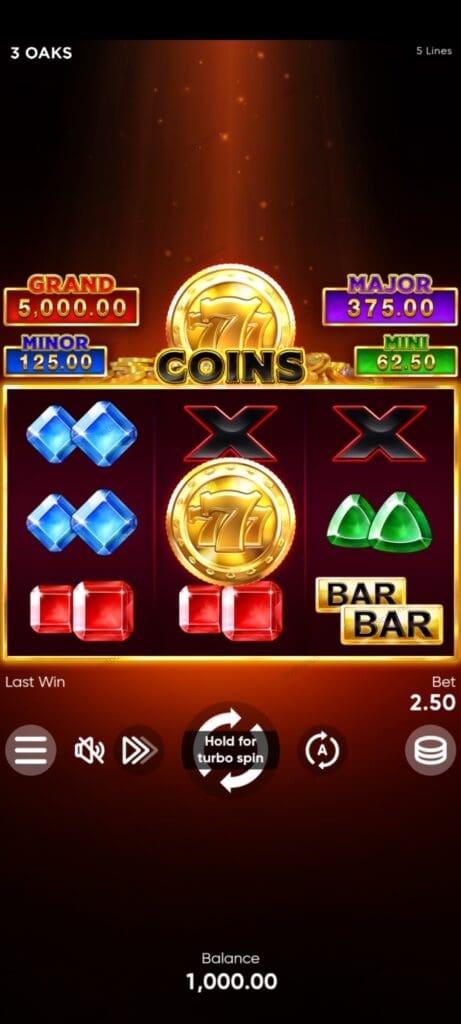 777 Coins демо
