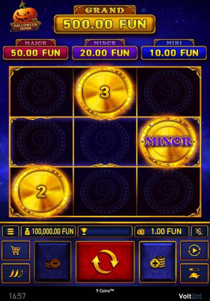 9 Coins – Halloween демо