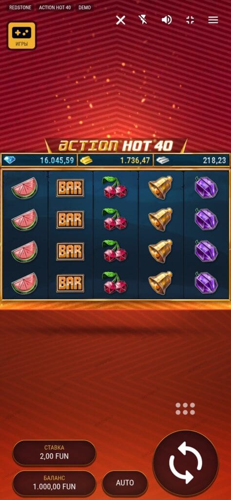 Action Hot 40 демо