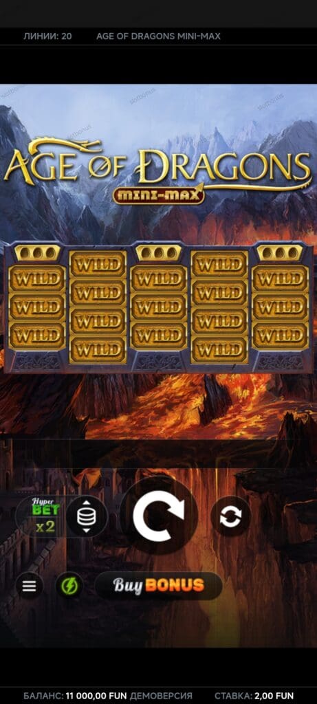 Age of Dragons MiniMax демо