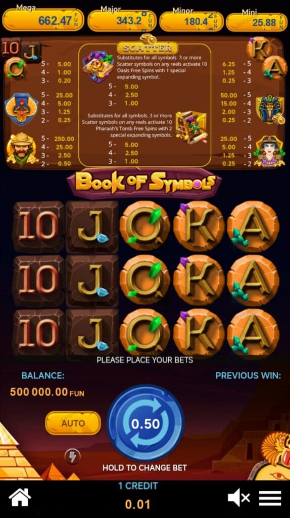 Book Of Symbols демо