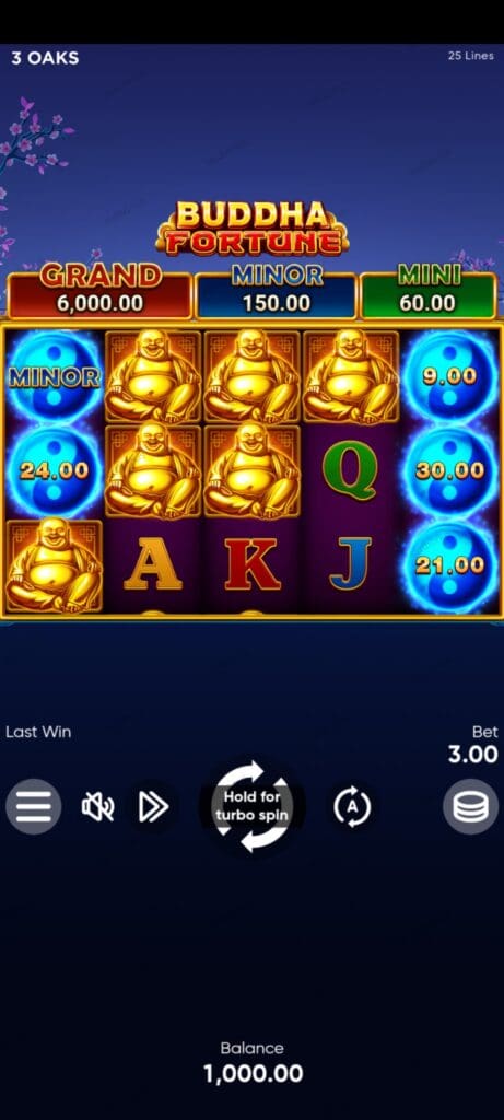 Buddha Fortune демо