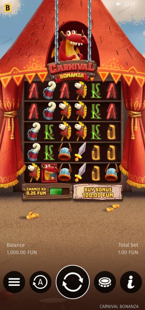 Carnival Bonanza демо