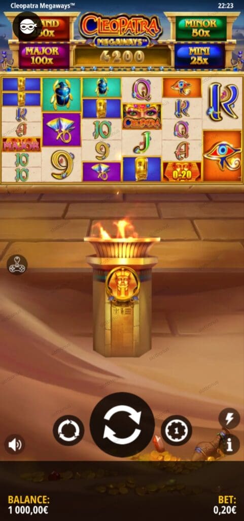 Cleopatra Megaways demo