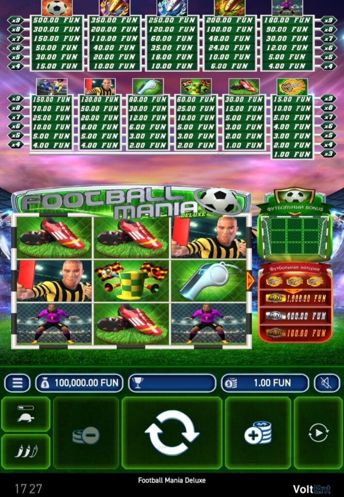 Football Mania Deluxe демо