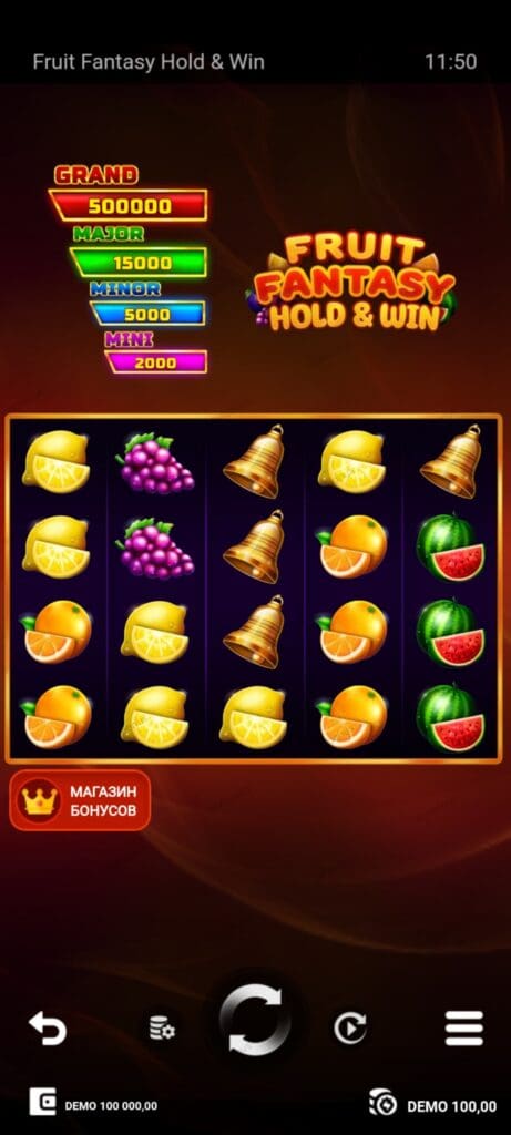 Fruit Fantasy Hold & Win демо