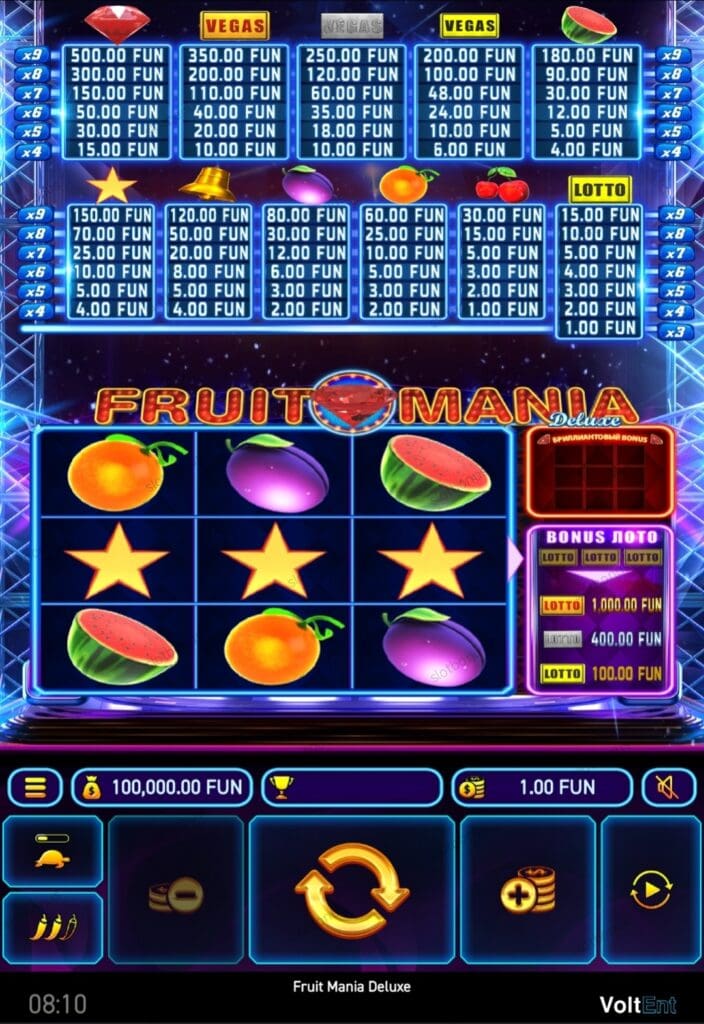 Fruit Mania Deluxe демо