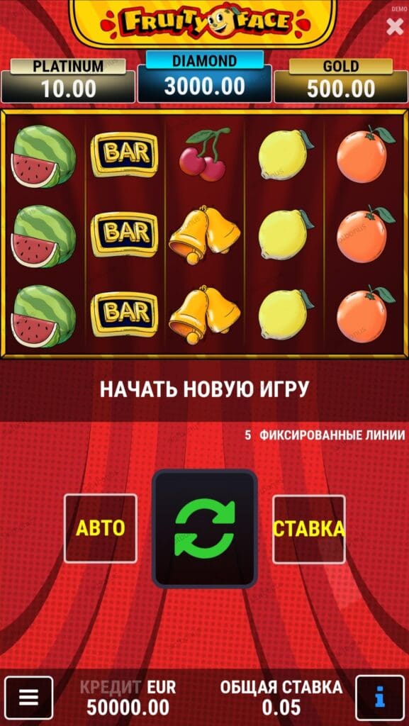 Fruity Face демо