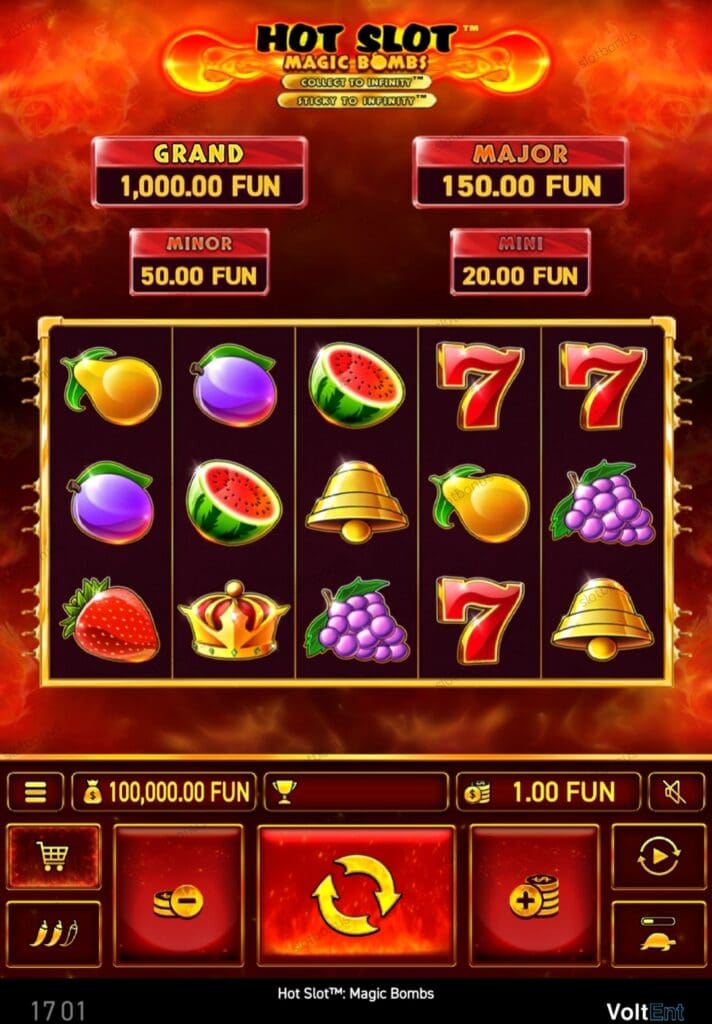Hot Slot Magic Bombs демо