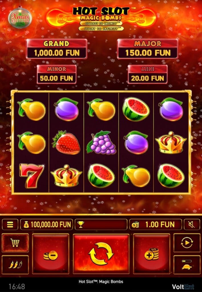 Hot Slot Magic Bombs Xmas демо