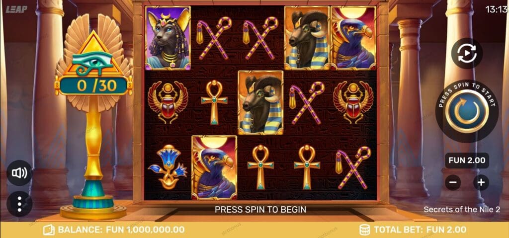 Secrets of the Nile 2 демо