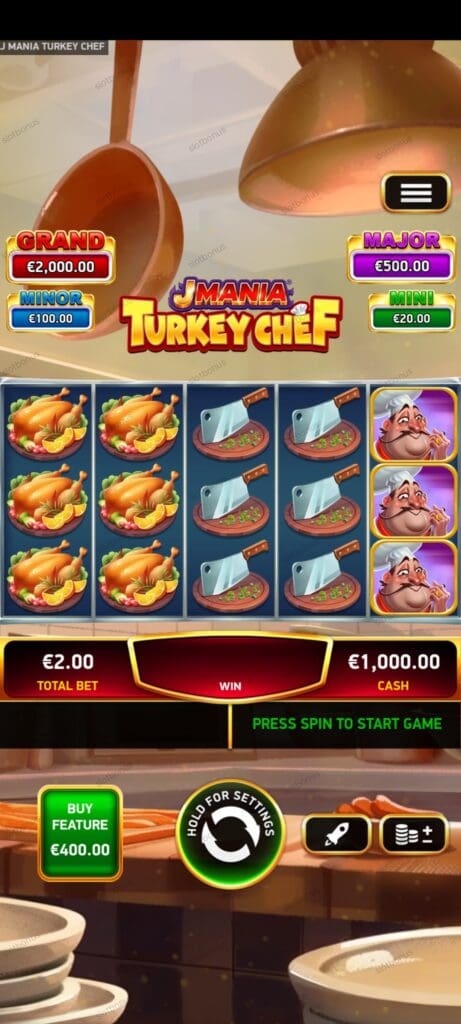 J Mania Turkey Chef демо
