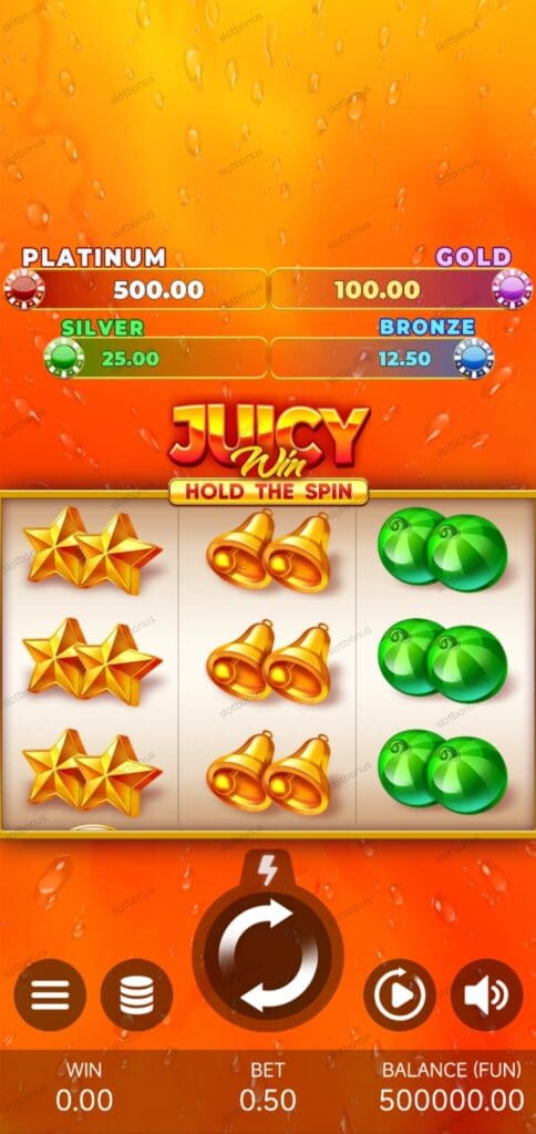 Juicy Win: Hold The Spin демо