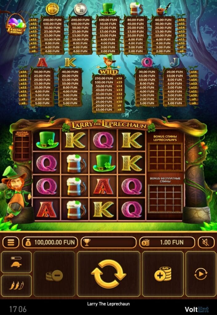 Larry the Leprechaun Easter демо