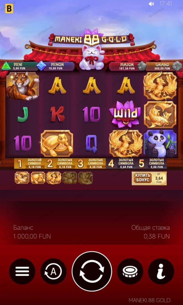 Maneki 88 Gold demo