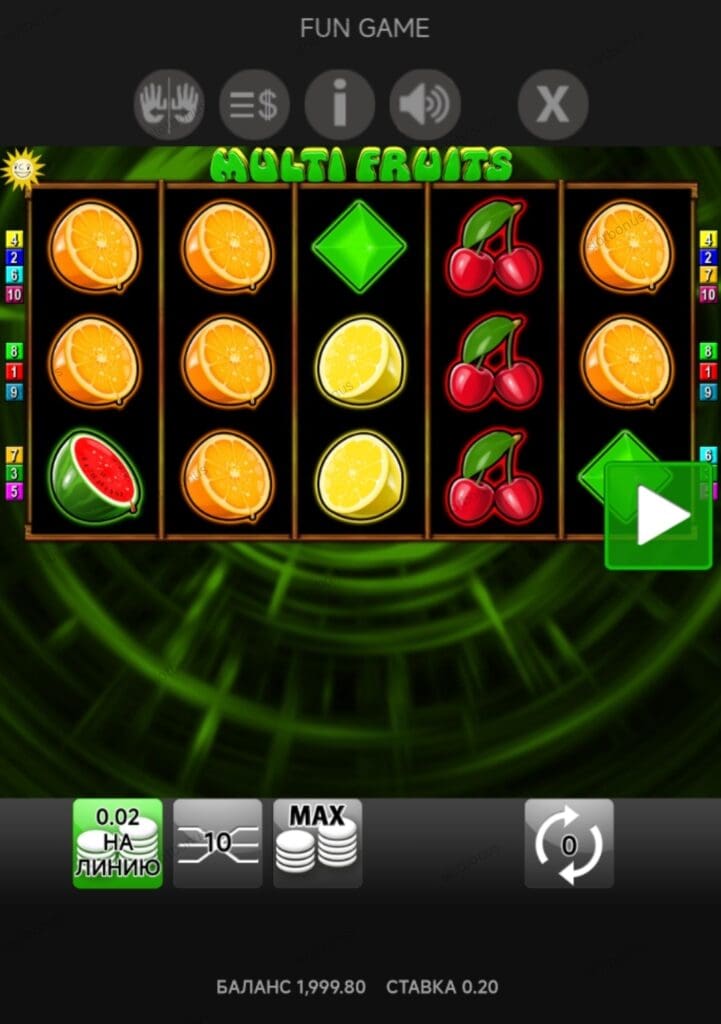 Multi Fruits демо