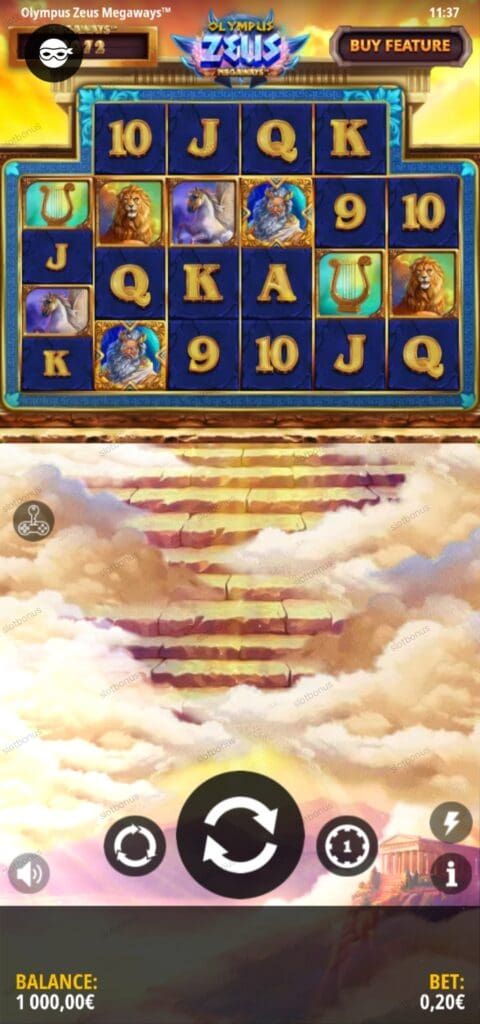 Olympus Zeus Megaways demo