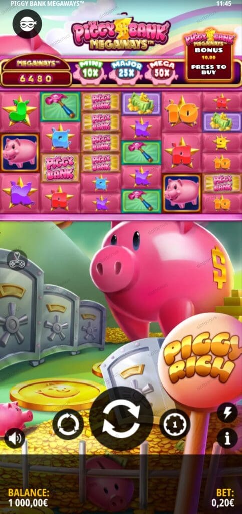 Piggy Bank Megaways демо