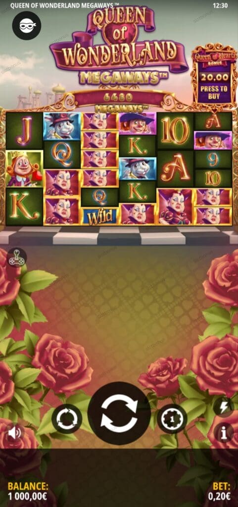Queen of Wonderland Megaways демо