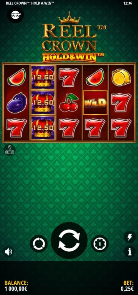 Reel Crown Hold & Win demo