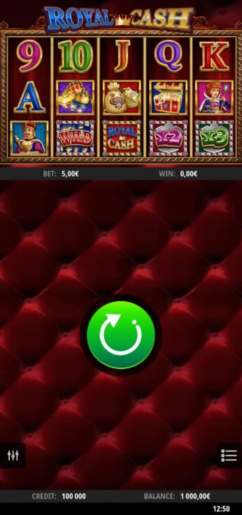 Royal Cash demo