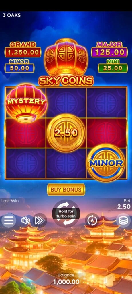 Sky Coins демо
