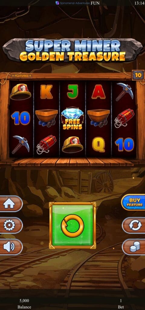 Super Miner – Golden Treasure демо