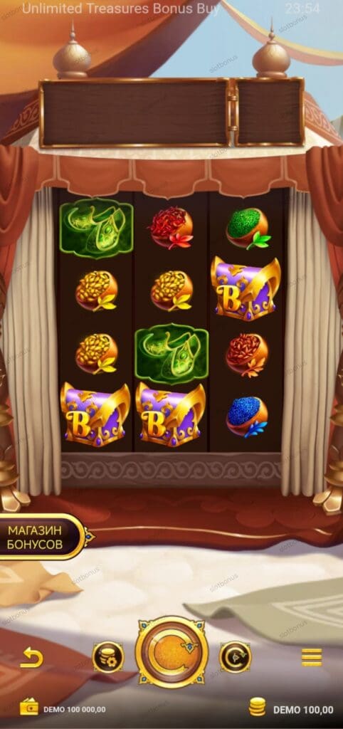 Unlimited Treasures Bonus Buy демо