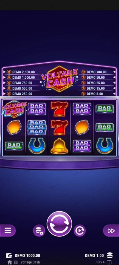 Voltage Cash демо