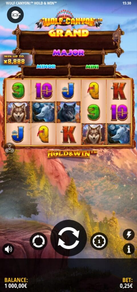 Wolf Canyon Hold & Win демо